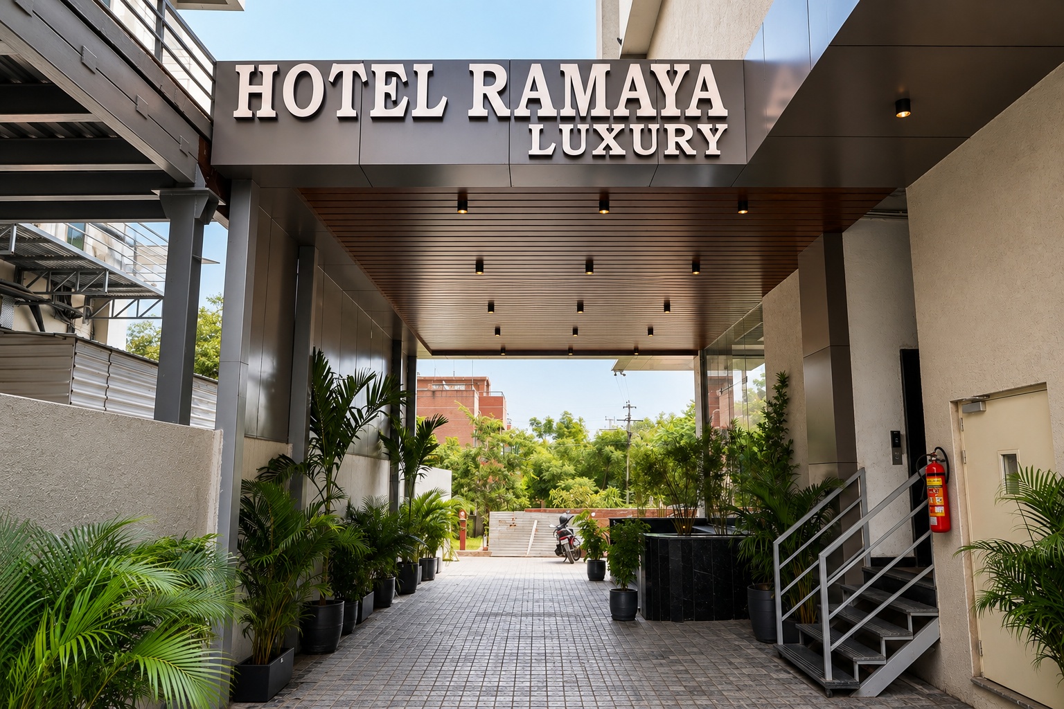 Hotel Ramaya Entrance